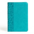 NASB Large Print Compact Reference Bible, Teal Leathertouch Cheap